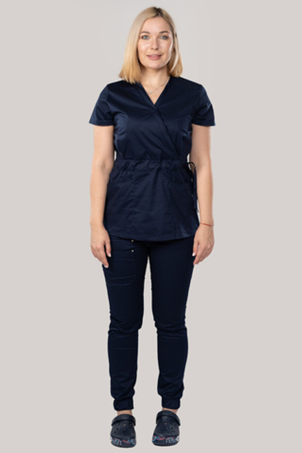 Костюм медицинский женский 386 СИНИЙ