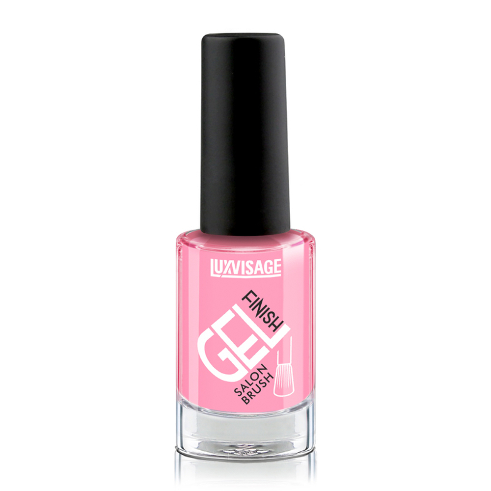 LuxVisage ЛАК для ногтей GEL finish тон 03 светло-розовый 9 мл