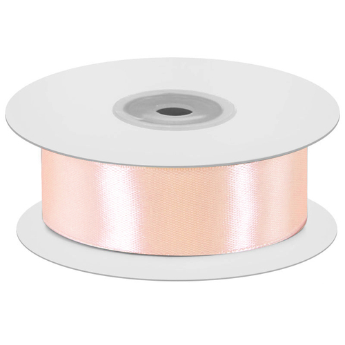 Лента атлас Нежный персик 0,7 см ДБ