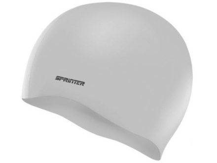 Шапочка для плавания SPRINTER однотонная: SH  (Серебро)