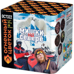 Батарея салютов "Мишки на севере" средний