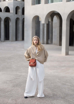 Сумка Polene Numéro Un Mini EDITION DUO TERRACOTTA