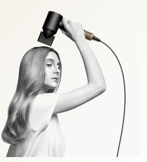 Фен Dyson Supersonic HD07, Gold/Onyx + с подарочным чехлом UK