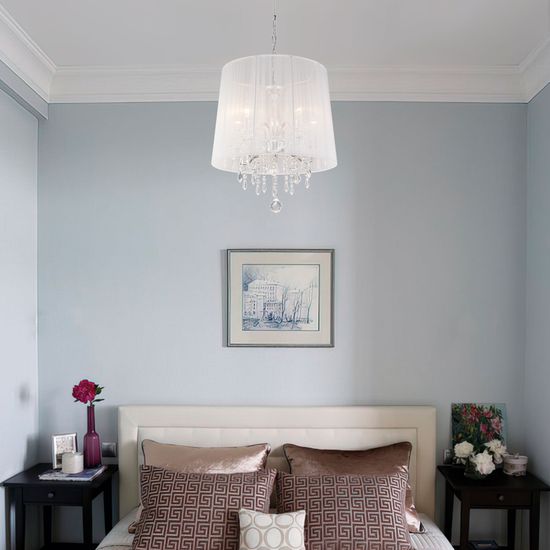 2045/5 / подвесной светильник /   хром/белый