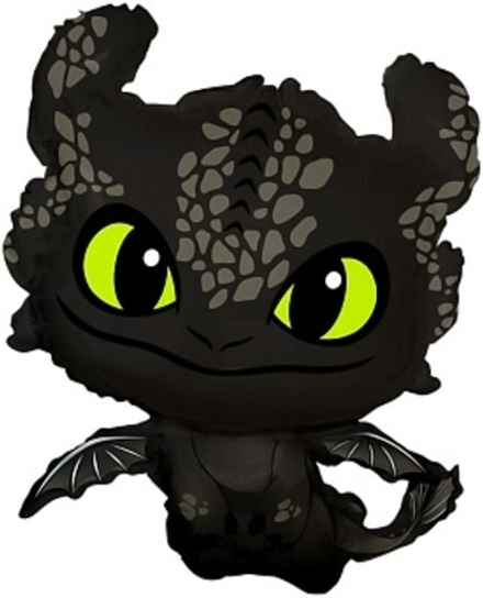 К Фигура Любимый Дракон Черный 32''/81 см.