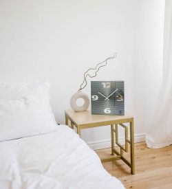 Салют SLT- 94 Часы настенные в стиле модерн «GRAY GRID»