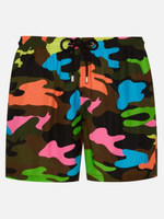 Шорты MC Saint Barth Multi Fluo