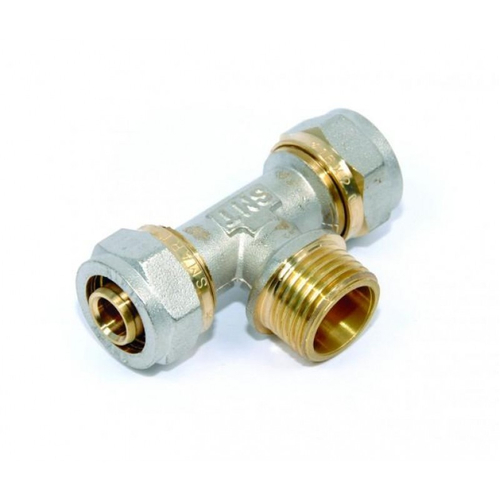 Тройник 26 х 1/2" Н х 26