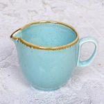 Молочник керамический 265мл «Tiffany Blue» 12,5*8,3*8,4см