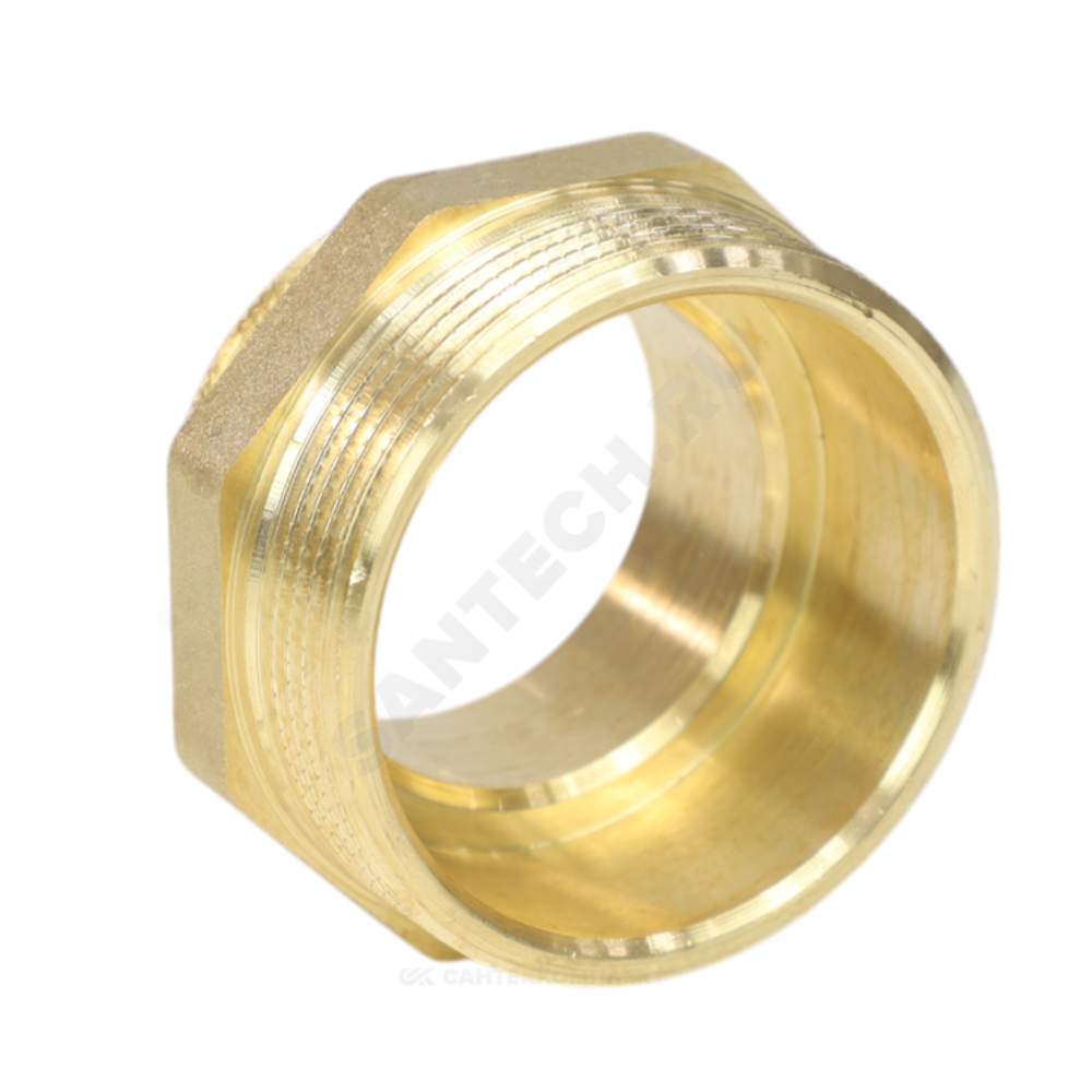 Ниппель латунь переходной Ду 50х40 (2"х1 1/2") НР LD LD.65.503.50х40
