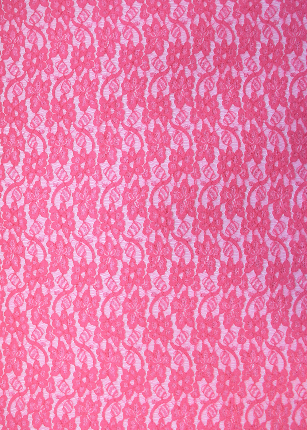 Гипюр стрейч ярко-розовый