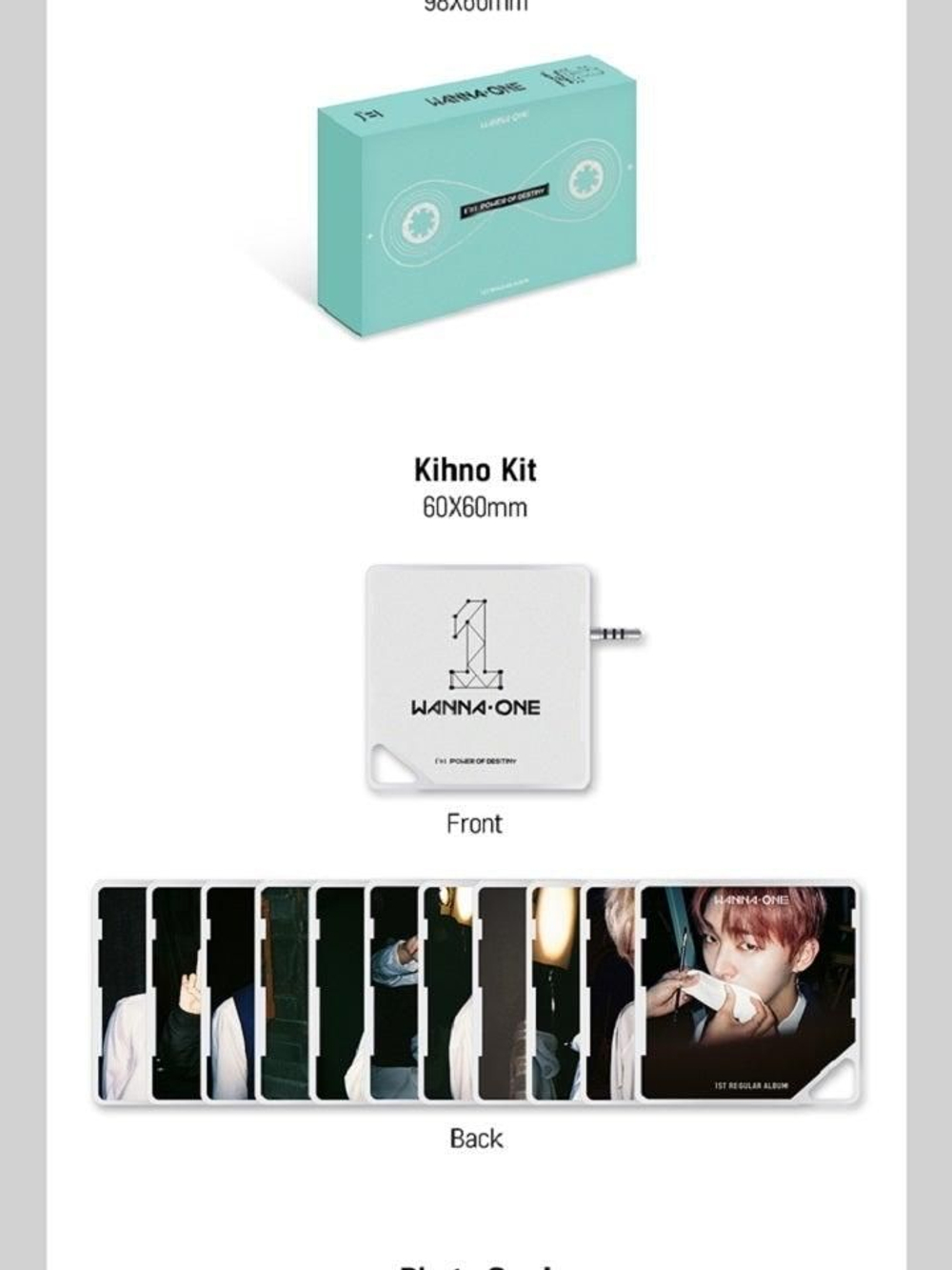 Альбом Wanna One - 1 1 POWER OF DESTINY 2 Version SET