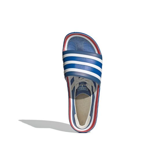 Adidas Adilette Premium Slides 'Blue White'