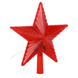 Светодиодная новогодняя фигура ЭРА ENGEV-02 елочная верхушка Звезда 21 см 220V | Фигуры