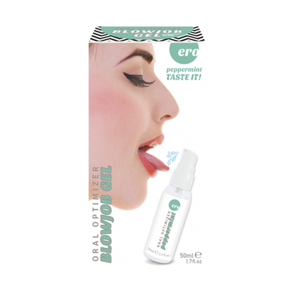 HOT Gel optimizer - Гель для орального секса, с охлаждающим эффектом, со вкусом мяты, 50мл