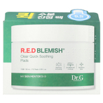 Dr. G, RED Blemish, очищающие спонжи от несовершенств кожи, 70 спонжей, 130 мл (4,39 жидк. унции)