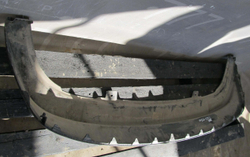 Юбка заднего бампера Kia Rio 3 (QB) 15-17 Б/У Оригинал 866124y500