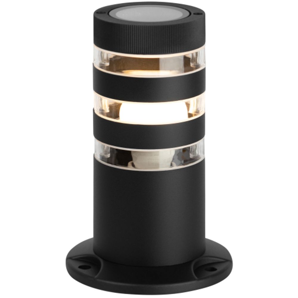 Светильник уличный напольный ЭРА «Адрия» GBF-102-BL-0200 230В Е27 max 30Вт IP54 200х90x90мм черный | Садово-парковые светильники