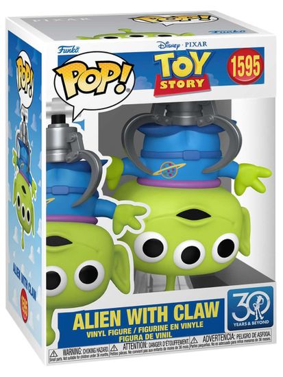 Фигурка Funko POP! Disney Toy Story 30th Alien with Clow (1595) 86272 / Фигурка Фанко ПОП! по мотивам мультфильма "История игрушек", Инопланетянин
