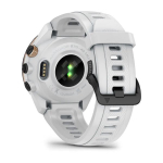 Умные часы Garmin Approach S70 (42 мм) с черным керамическим безелем и белым ремешком