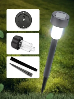 Уличный светильник на солнечной батарее, фонарь уличный, cадовые светильники на солнечных батареях Dortmund