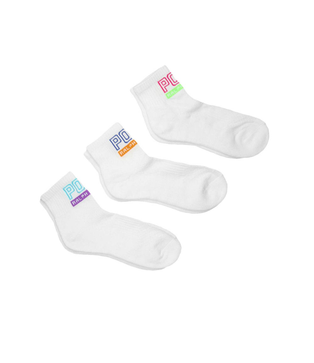 Носки 3 пары POLO RALPH LAUREN - белый(455908160)