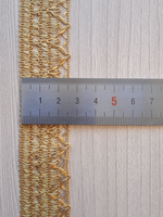 Декоративная тесьма №4 цвет25 (Золотисто-коричневый) 25мм 25м