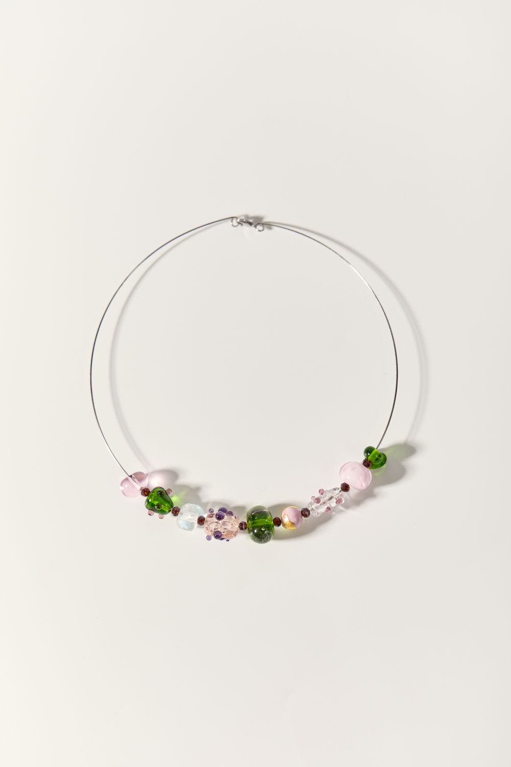Колье Ассорти, стекло