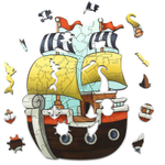 Пазл «Кораблик», 147101