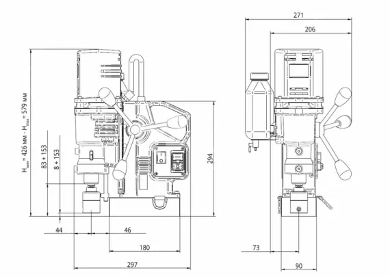 Магнитный сверлильный станок Promotech PRO-51