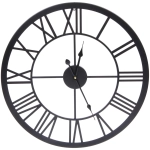 Часы настенные «LOFT HOME « 50см, черный металл