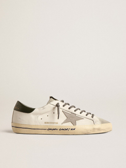 Men's Super Star LTD with croc-print star and green heel tab