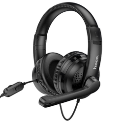 Игровые наушники с микрофоном Hoco W103 Magic tour gaming headphone Black Черные