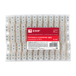 Колодка клеммная полиэтилен 1,5-6(10) мм2 10А 12 секций EKF (10.00 шт.)