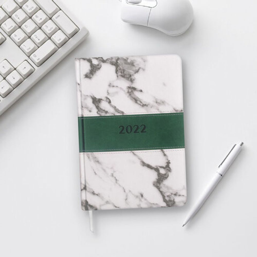 Ежедневник датированный 2022 А5 148х218 мм GALANT "Athens", под кожу, зеленый, 112942