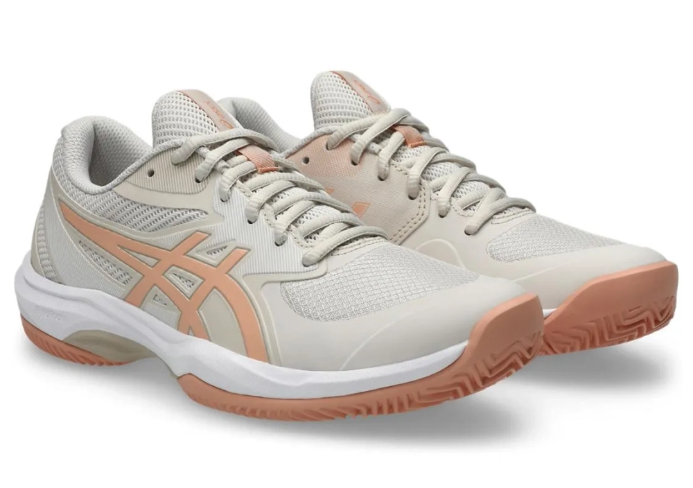 Женские Кроссовки теннисные Asics Game FF Clay/OC - soft oat/cantaloupe