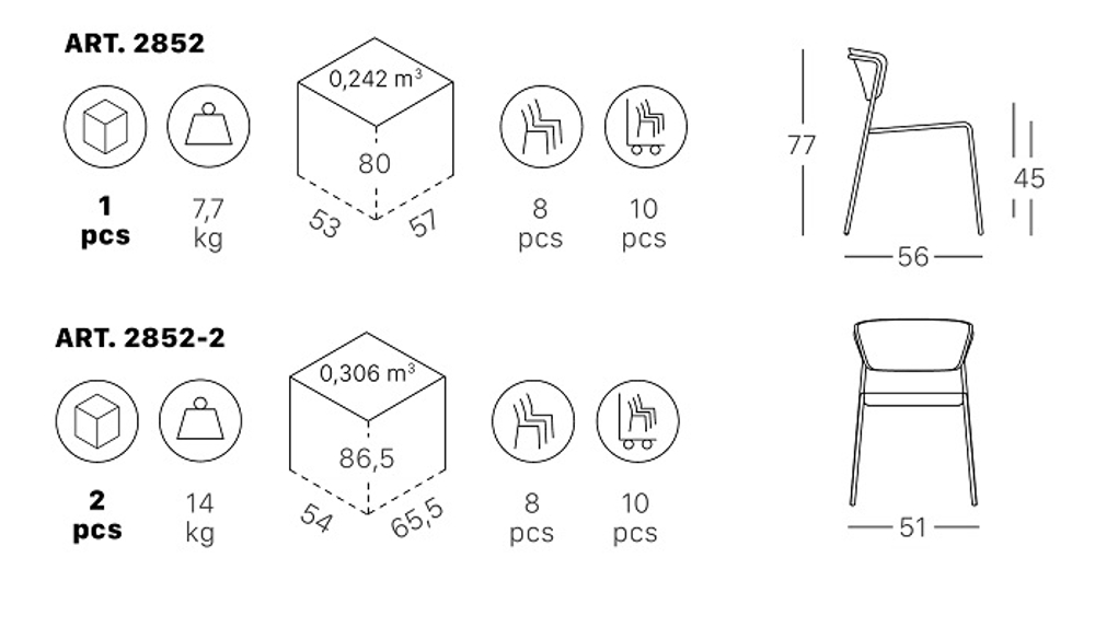 Стул деревянный Scab Design Lisa Wood, хром, беленый бук