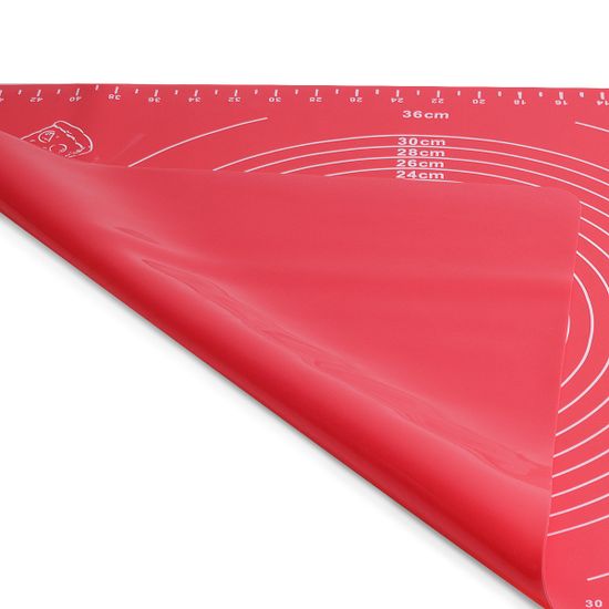 Коврик силиконовый 50х40 см. Kamille KM-7787 для раскатки теста и выпечки