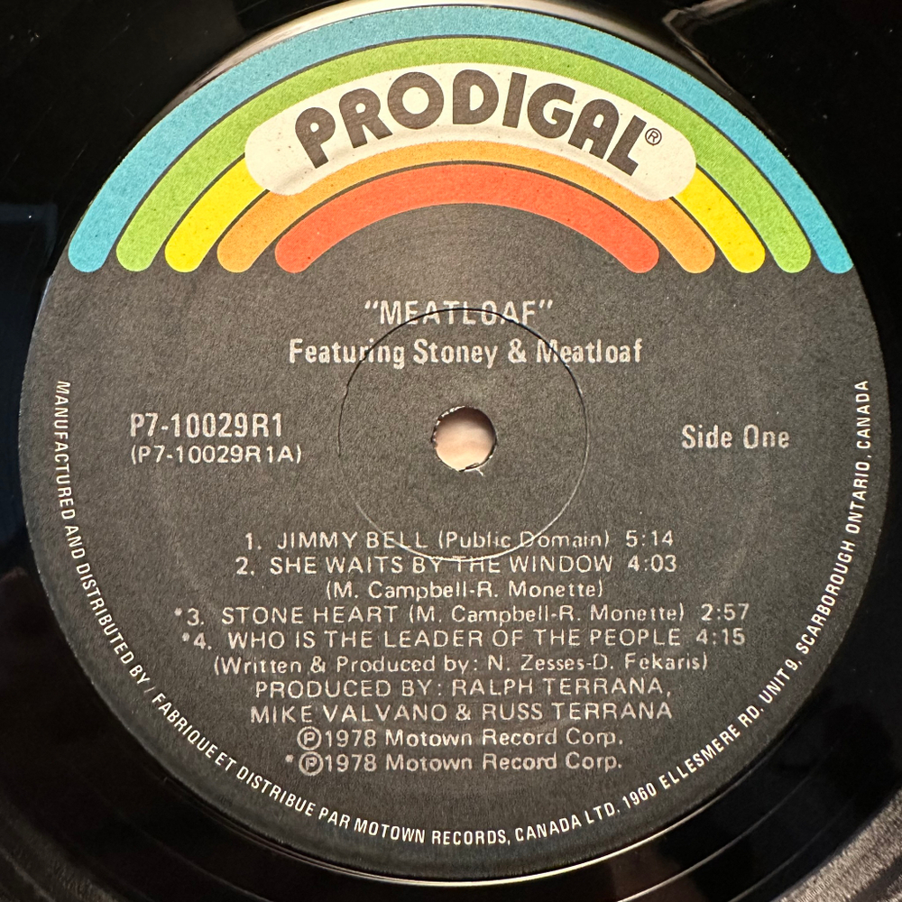 Meat Loaf - Featuring Stoney & Meatloaf (Канада 1978г.)