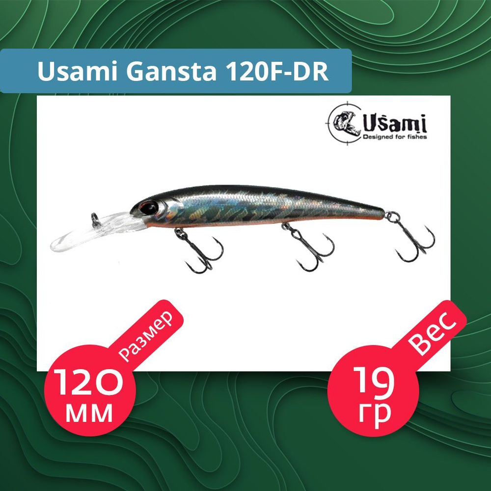 Воблер для рыбалки Usami Gansta