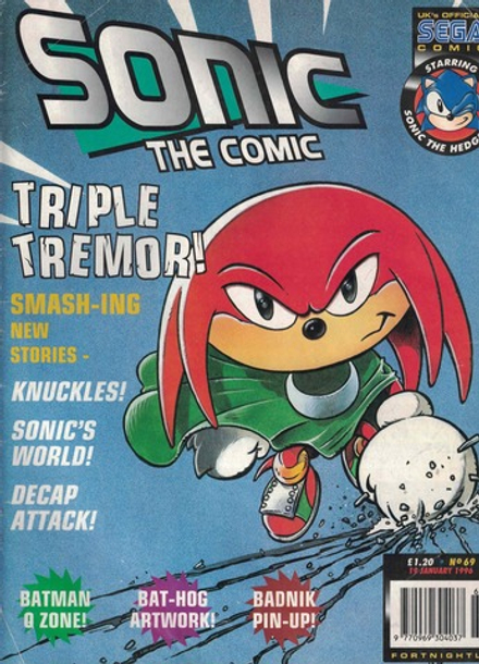 Комикс Sonic The Comic 1996 #69