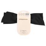 Kitsch, Заколка для волос с бантом из переработанной ткани, черная`` 1 заколка