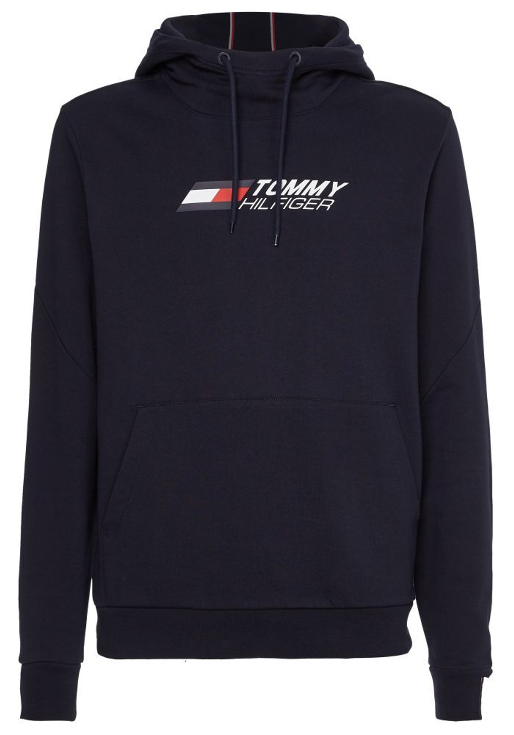 Мужская теннисная кофта Tommy Hilfiger Essentials Hoody - небесный