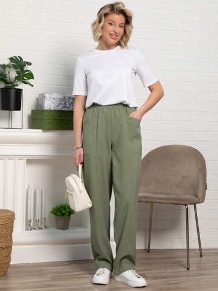 Брюки Кения (оливка) Б15256-19М LT Collection