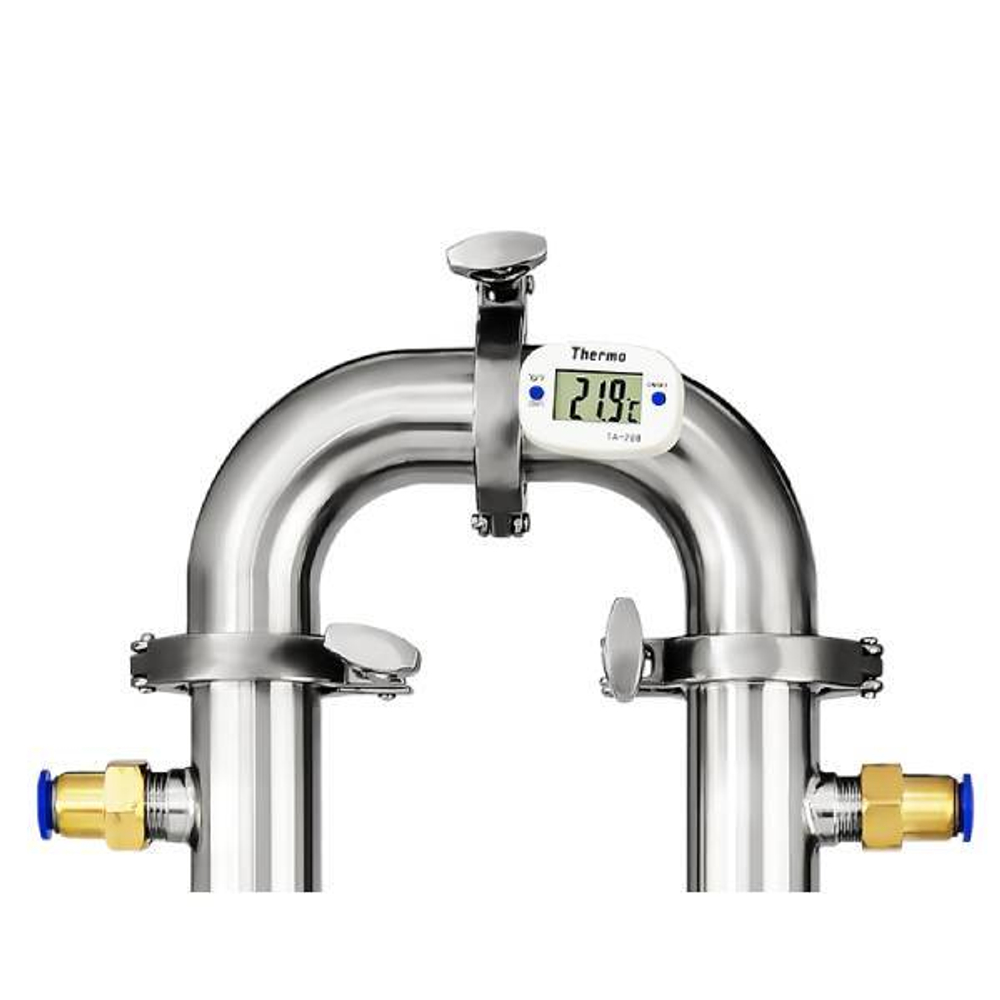 Угол отвода 90 градусов под кламп 1,5 дюйма