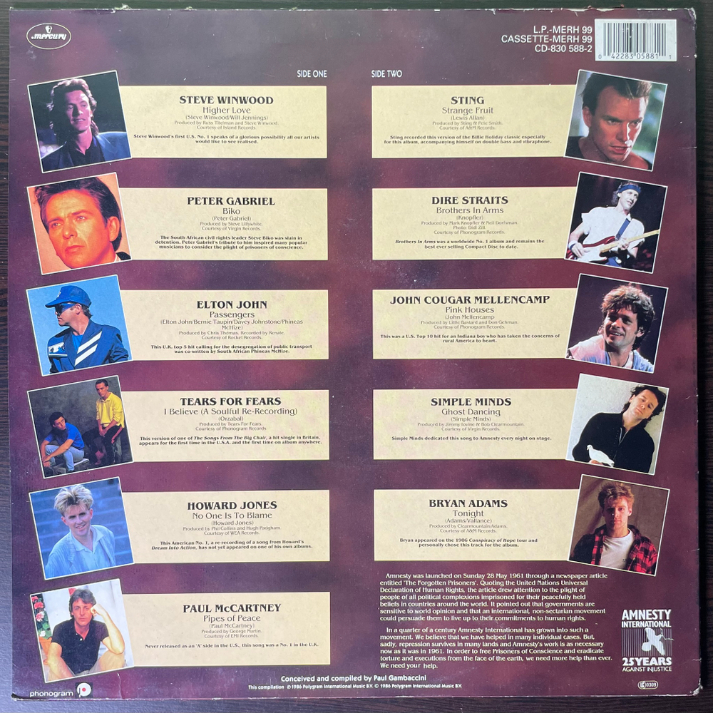 Сборник Conspiracy Of Hope (Англия 1986г.)