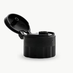 Крышка 28 флип-флоп Черная рифленая