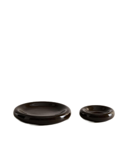 Zara Home Поднос из керамики, цвет коричневый, 16 см