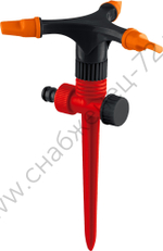 GRINDA GR-P, 3 сопла, на пике, пластиковый, круговой распылитель (8-427610)