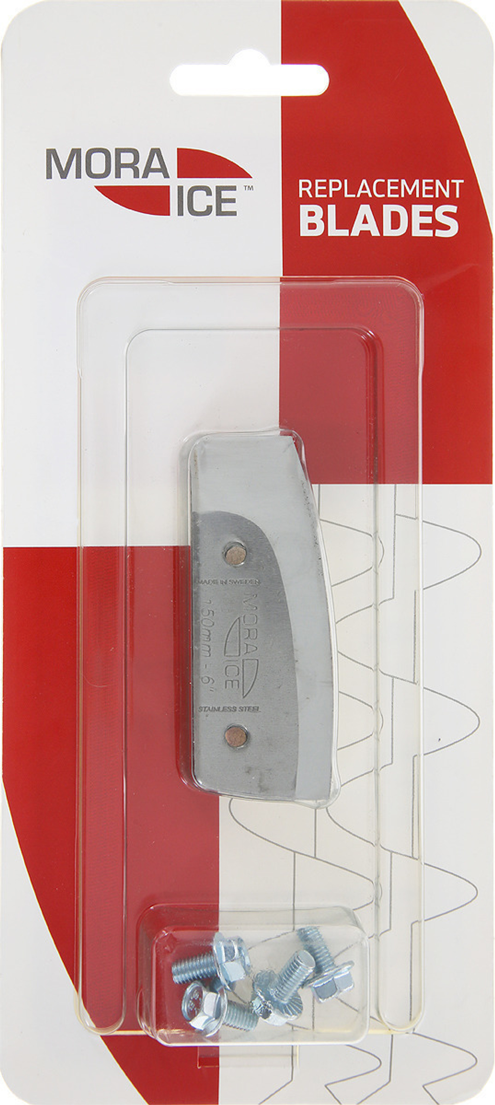 Ножи MORA ICE для ледобура Easy, Spiralen 125 мм (с болтами для крепления), 20581
